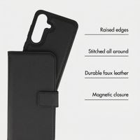 imoshion Uitneembare 2-in-1 Luxe Bookcase Samsung Galaxy S24 FE - Zwart