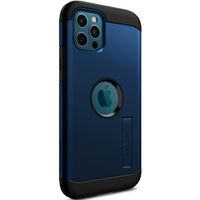 Spigen Tough Armor Backcover iPhone 12 (Pro) - Donkerblauw