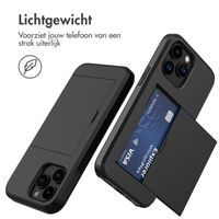 imoshion Backcover met pasjeshouder iPhone 14 Pro - Zwart