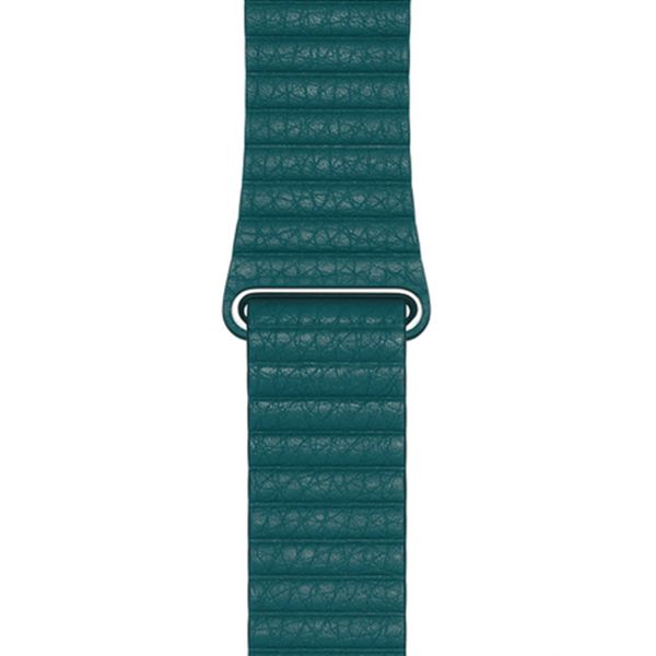 Apple Leather Loop M Apple Watch Series 1-10 / SE / Ultra (2) - 42/44/45/46/49 mm - Groen