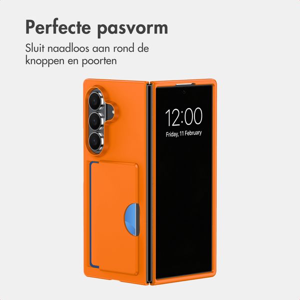 imoshion Backcover met pashouder Samsung Galaxy Z Fold 8 Ultra - Oranje