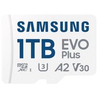 Samsung EVO Plus microSD 2024 - 1TB - inclusief SD Adapter - UHS-I/U3/Full HD/4K UHD