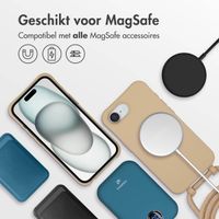 imoshion Color Backcover met afneembaar koord MagSafe Apple iPhone 16e - Nude