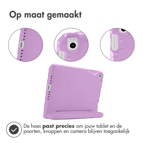 imoshion Kidsproof Backcover met handvat Apple iPad 9 (2021) 10.2 inch / iPad 8 (2020) 10.2 inch / iPad 7 (2019) 10.2 inch - Lila