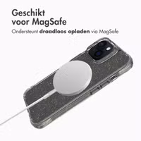 imoshion Clear Glitter Backcover met MagSafe Apple iPhone 15 - Goud