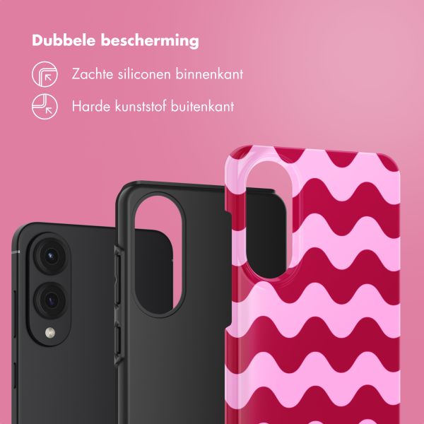 Selencia Vivid Backcover Samsung Galaxy S25 Edge - Wave Vibes Lipstick