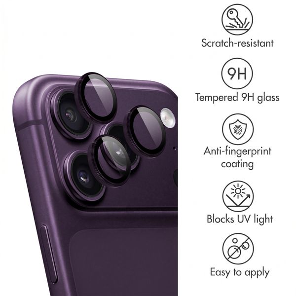 imoshion Camera Protector Glass 2-pack Apple iPhone 18 Pro (Max) - Plum