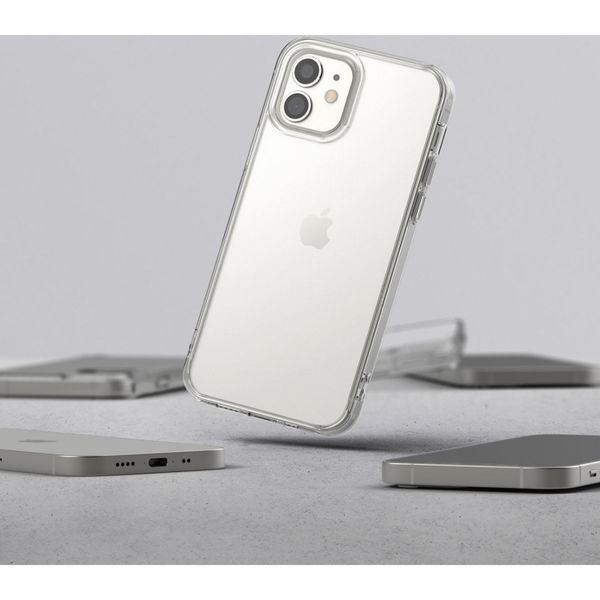 Ringke Fusion Backcover iPhone 12 Mini - Mat Transparant