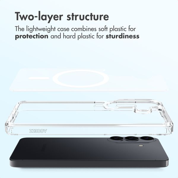 Accezz Xtreme Impact Back Cover with MagSafe Samsung Galaxy S26 Ultra - Transparent
