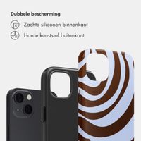 Selencia Vivid Backcover Apple iPhone 13 / 13 Pro - Dream Swirl Chocolate