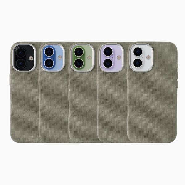 Accezz Mesh Backcover met MagSafe Apple iPhone 17 - Donkergrijs
