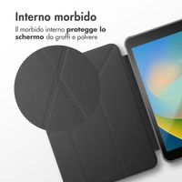 imoshion Origami Bookcase Apple iPad 9 (2021) 10.2 inch / iPad 8 (2020) 10.2 inch / iPad 7 (2019) 10.2 inch - Zwart