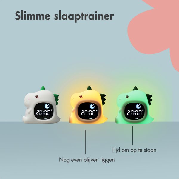 imoshion Kids Slaaptrainer - Nachtlampje met Speaker - Kinderwekker - Dino