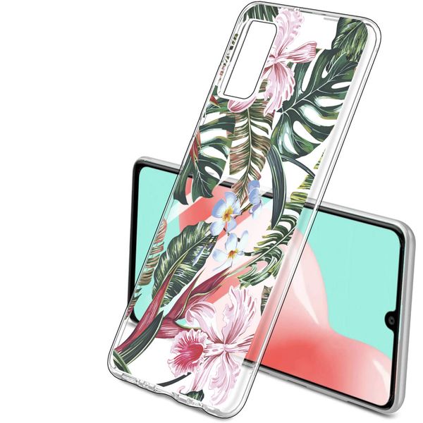 imoshion Design hoesje Samsung Galaxy A41 - Jungle - Groen / Roze