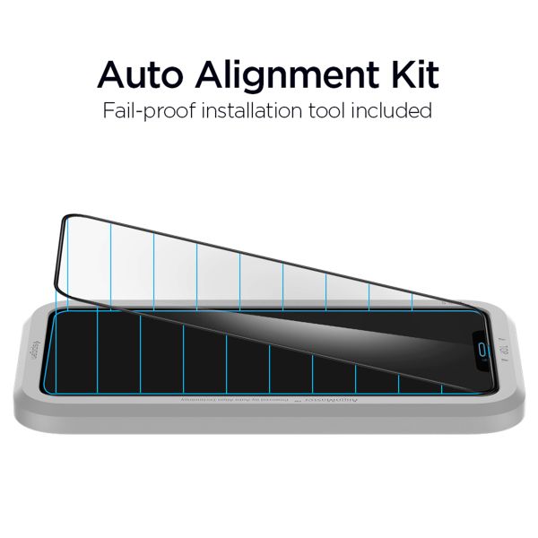 Spigen AlignMaster Full Cover Screenprotector Apple iPhone 11 / Xr