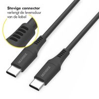 Accezz USB-C naar USB-C kabel - 1 meter - Zwart