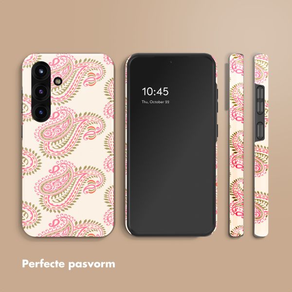 Selencia Vivid Backcover Samsung Galaxy S25 - Paisley Blush
