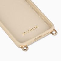 Selencia Rivièra MagSafe Backcover met afneembare haakjes Samsung Galaxy S25 / S24 - Milky Latte