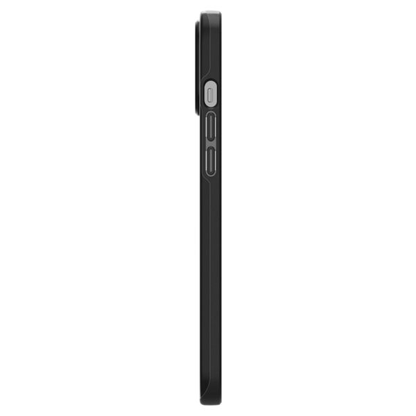 Spigen Thin Fit Air Backcover iPhone 12 (Pro) - Zwart