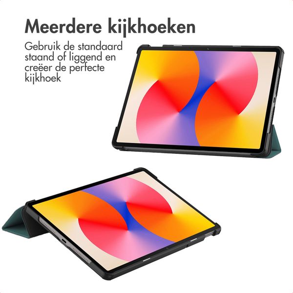 imoshion Trifold Bookcase Huawei Matepad SE - Donkergroen