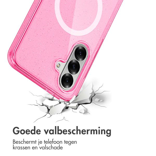 imoshion Glitter Backcover met MagSafe Samsung Galaxy A36 - Glitter Roze