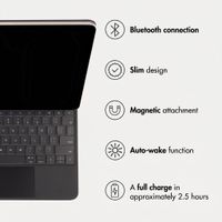 Accezz Magnetic Bluetooth Keyboard Apple iPad Pro 13 (2025) M5 / (2024) M4 - QWERTY / NL - Black