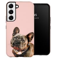 Ontwerp je eigen tough case Samsung Galaxy S22 - Wit