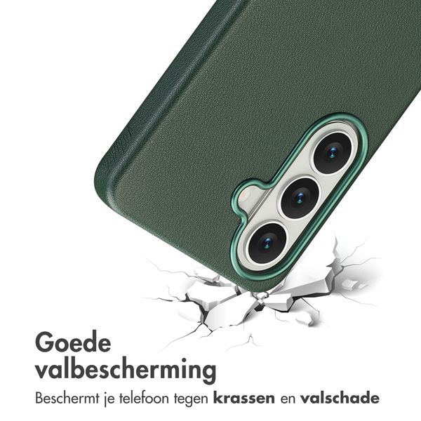 Accezz MagSafe Leather Backcover Samsung Galaxy S26 Plus - Cedar Green