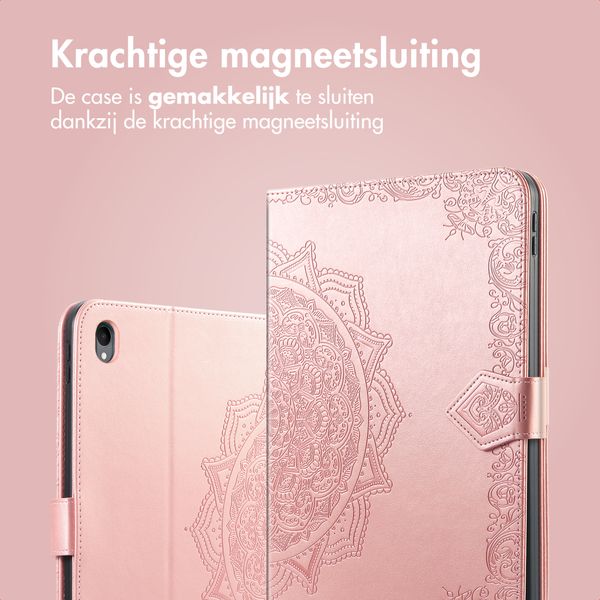 imoshion Mandala Bookcase Samsung Galaxy Tab S11 - Rose Gold