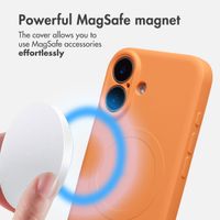 imoshion Colour Back Cover with MagSafe Apple iPhone 16 - Orange