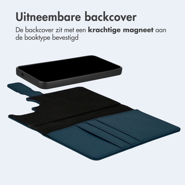 imoshion Uitneembare 2-in-1 Luxe Bookcase Samsung Galaxy S26 Ultra - Blauw