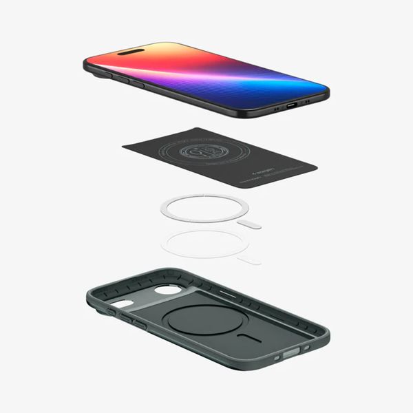 Spigen Thin Fit Backcover MagSafe Apple iPhone Air - Abyss Green