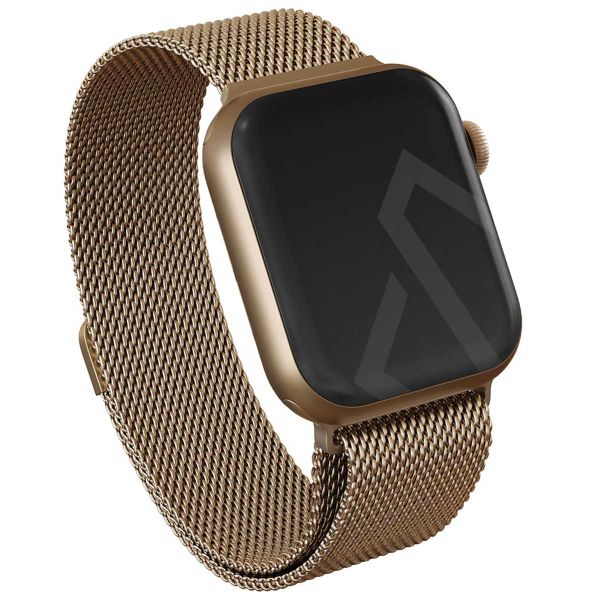 Burga Milanees bandje Apple Watch Series 1 t/m 9 / SE (38/40/41 mm) | Series 10 (42 mm) - Goud