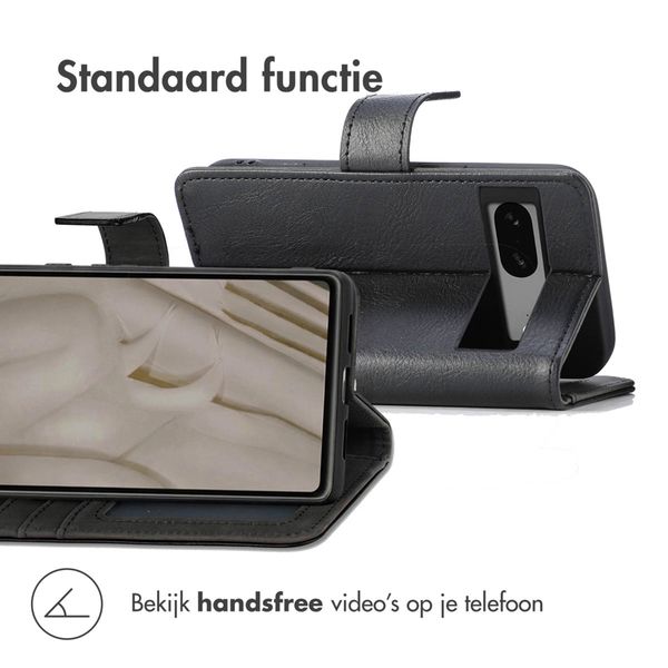 imoshion Luxe Bookcase Google Pixel 7a - Zwart