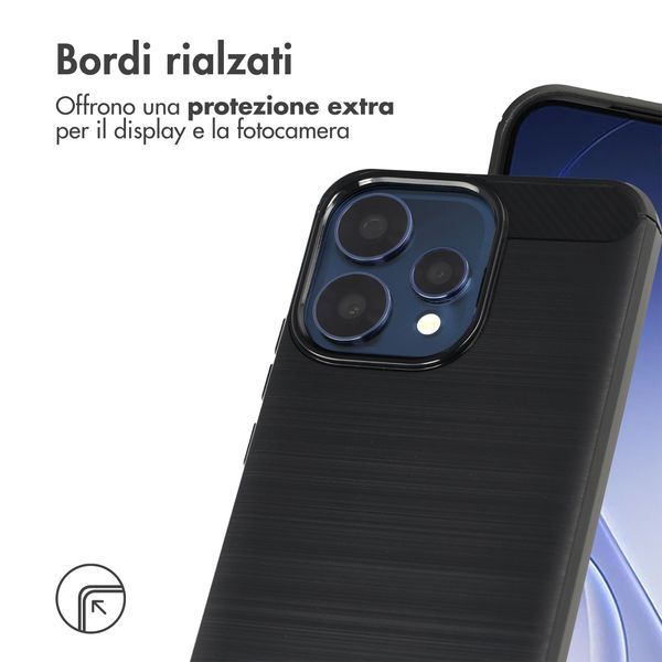 imoshion Brushed Backcover Oppo Reno15 F (5G) - Zwart
