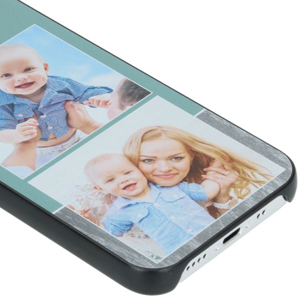 Ontwerp je eigen Apple iPhone 12 Mini hardcase hoesje - Zwart