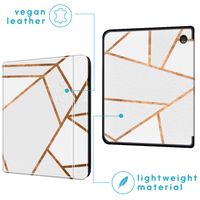 imoshion Design Slim Hard Case Sleepcover met stand Kobo Sage / Tolino Epos 3 - White Graphic