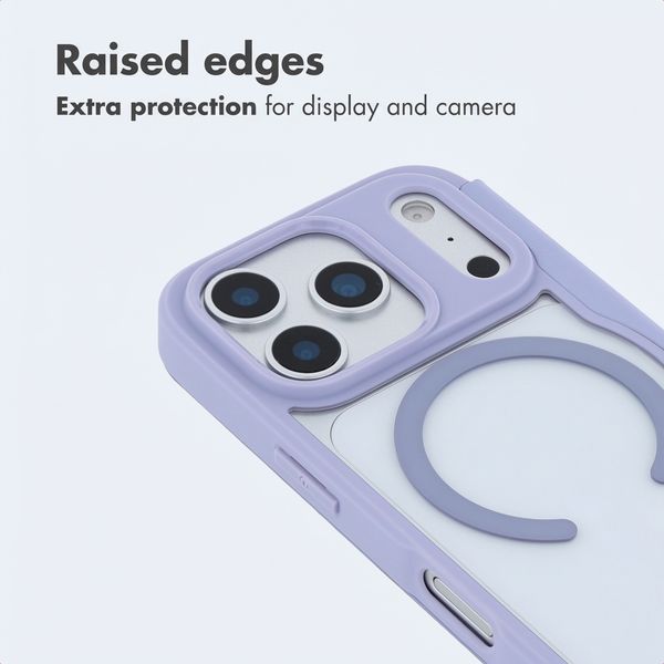 imoshion Transparent Bookcase with MagSafe Apple iPhone 17 Pro Max - Lilac