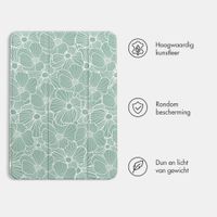 imoshion Design Trifold Bookcase Apple iPad Air 11 inch (2026) M4 / (2025) M3 / (2024) M2 / Air 5 (2022) / Air 4 (2020) - Botanica