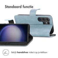 imoshion Luxe Bookcase Samsung Galaxy S24 Ultra - Lichtblauw