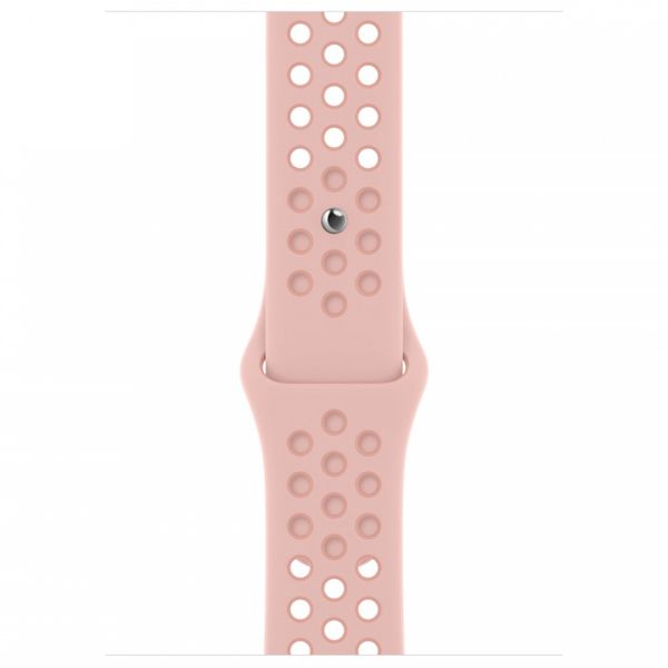 Apple Nike Sport Band Apple Watch Series 1 t/m 10 / SE / Ultra (2) (44/45/46/49 mm) - Pink Oxford/Rose Whisper