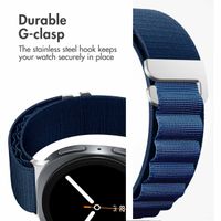 imoshion Nylon Alpine Band Samsung Galaxy Watch 9 (40/44mm) / Watch 8 (40/44mm) / Classic (46mm) - Dark Blue