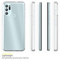 Accezz Clear Backcover Motorola Moto G60s - Transparant