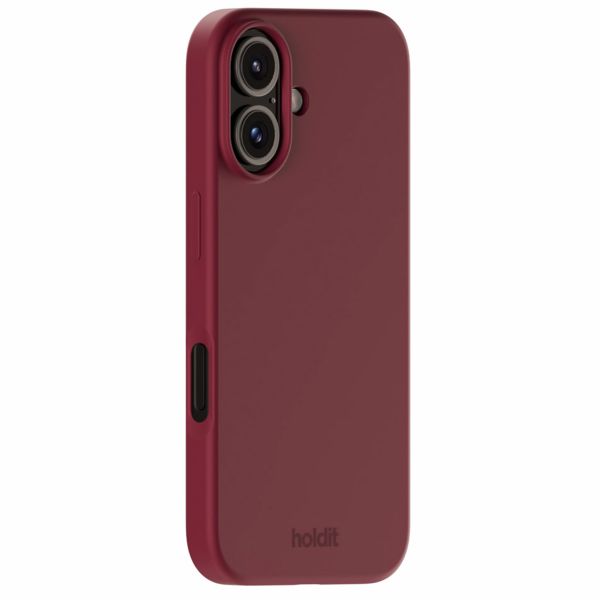 Holdit Silicone Case iPhone 16 - Red Velvet