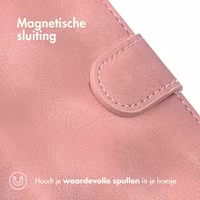 imoshion Bookcase met koord iPhone 13 - Roze