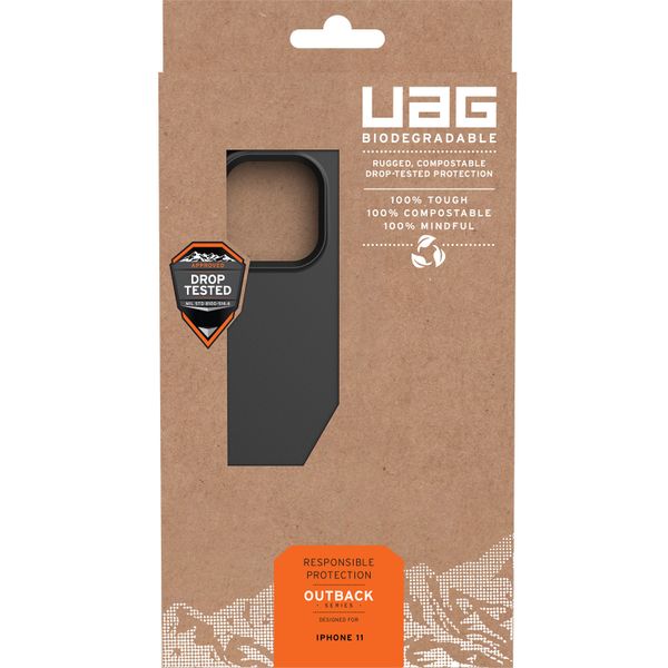 UAG Outback Backcover iPhone 11 - Zwart