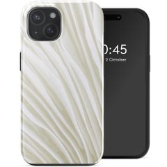 Selencia Vivid Backcover met MagSafe Apple iPhone 15 - Nature Light Brown