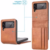 imoshion Luxe Bookcase Samsung Galaxy Z Flip 3 - Bruin