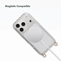 Selencia Rivièra MagSafe Back Cover with detachable hooks Apple iPhone 18 Pro / 17 Pro - Transparent