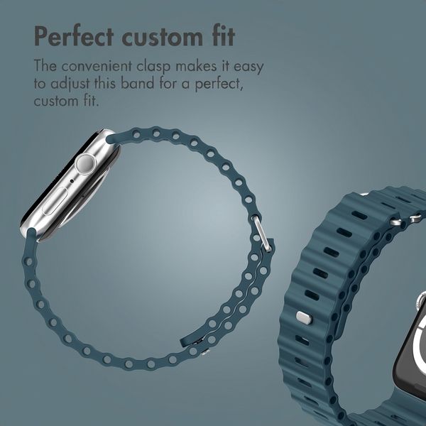 Accezz Ocean band Apple Watch | 38/40/41/42 mm - Abyss Blue